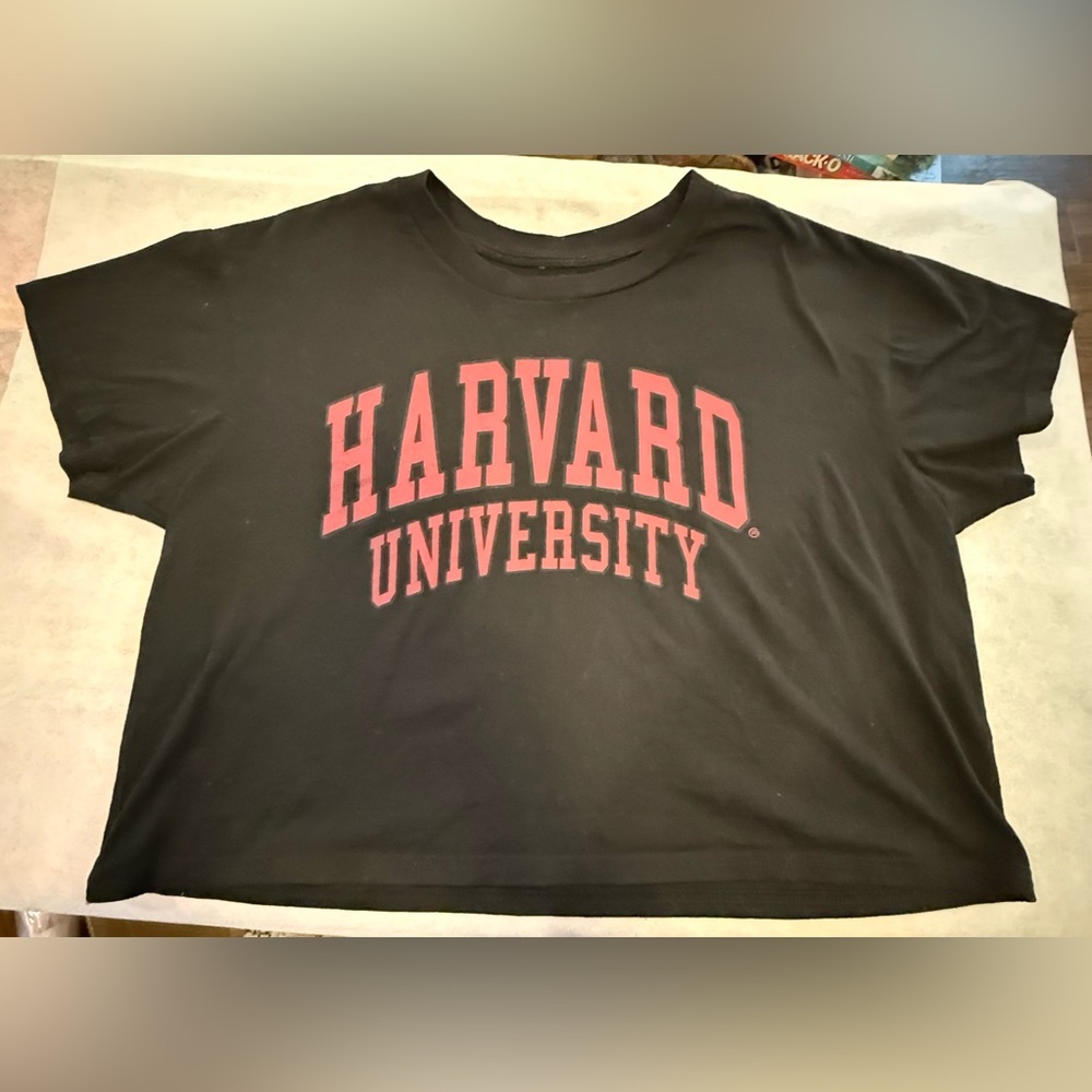 Harvard University Crop Top. Sz. XL